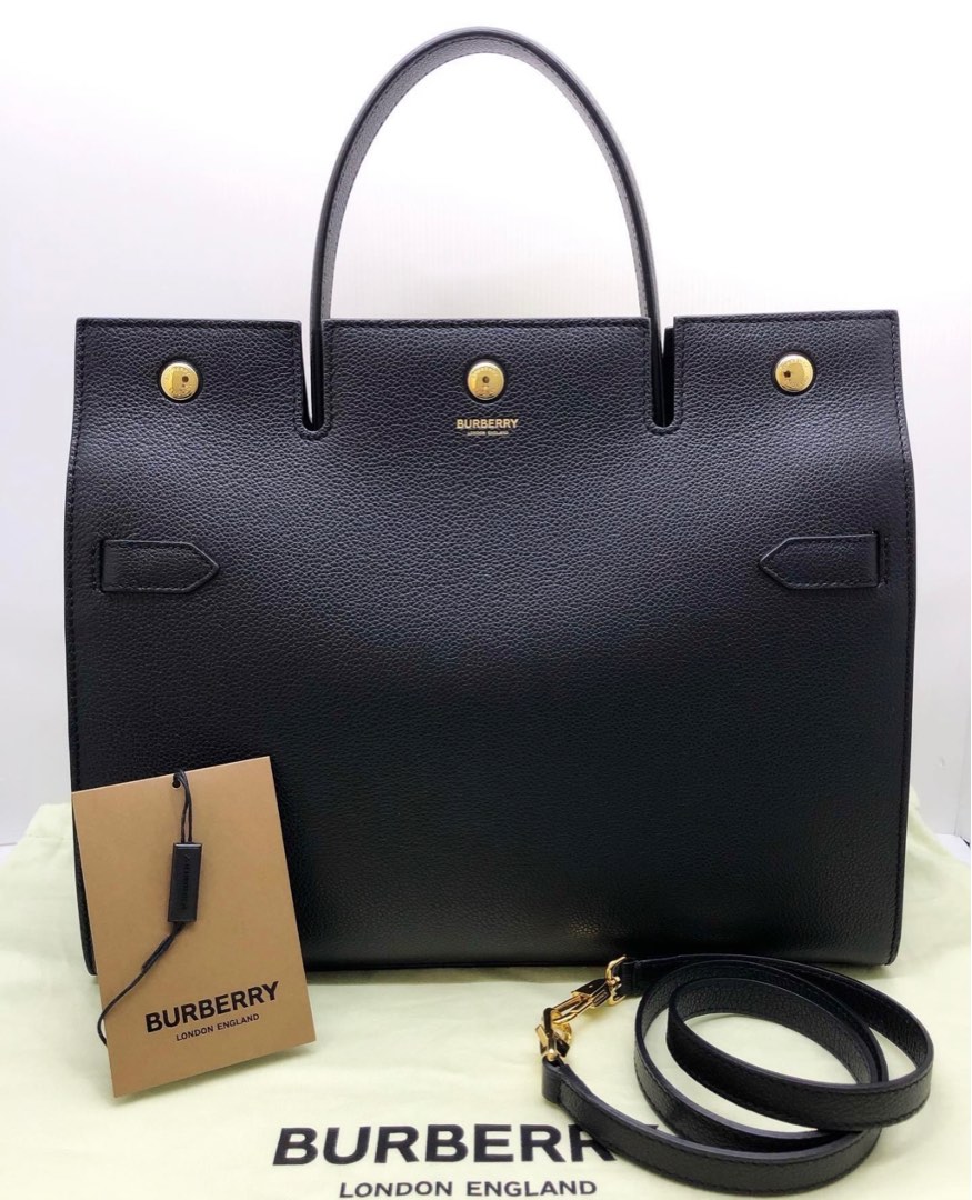 Burberry medium title bag outlet