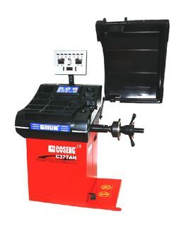 C377AN Tire Balancer Equipped With A Motor And Front-rear Measuring Gauge.