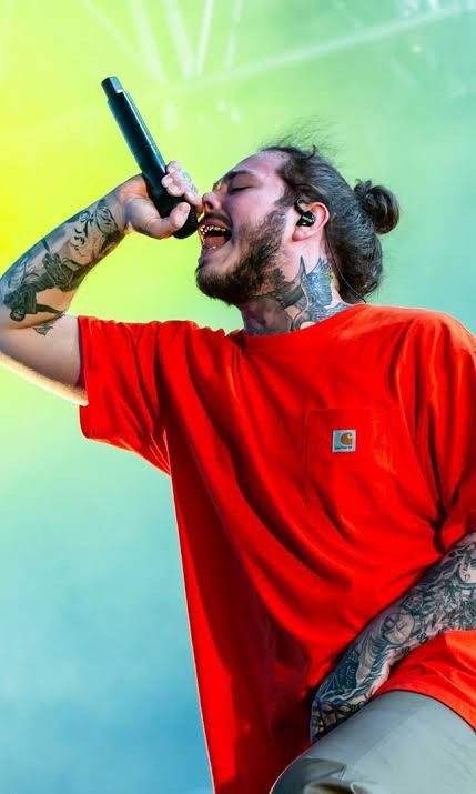 Carhartt K87 Pocket Tee Orange Post Malone Vibes