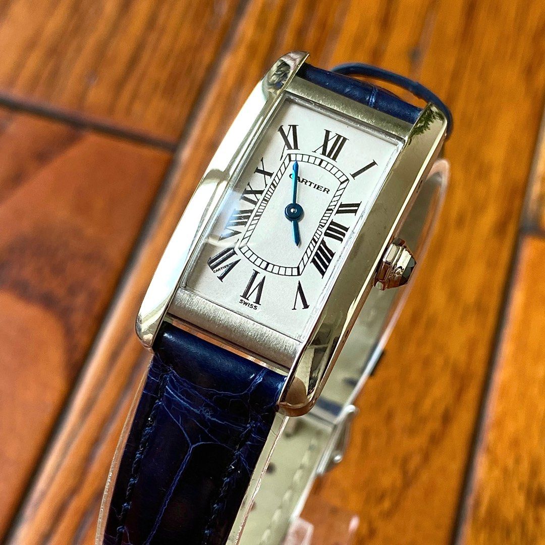 Cartier tank top quartz 18k