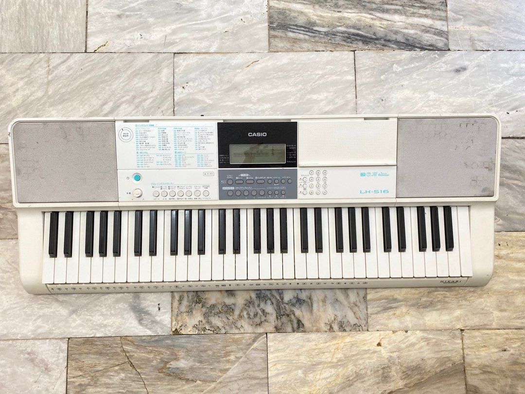 Casio Lk 516 piano keyboard, Hobbies & Toys, Music & Media 