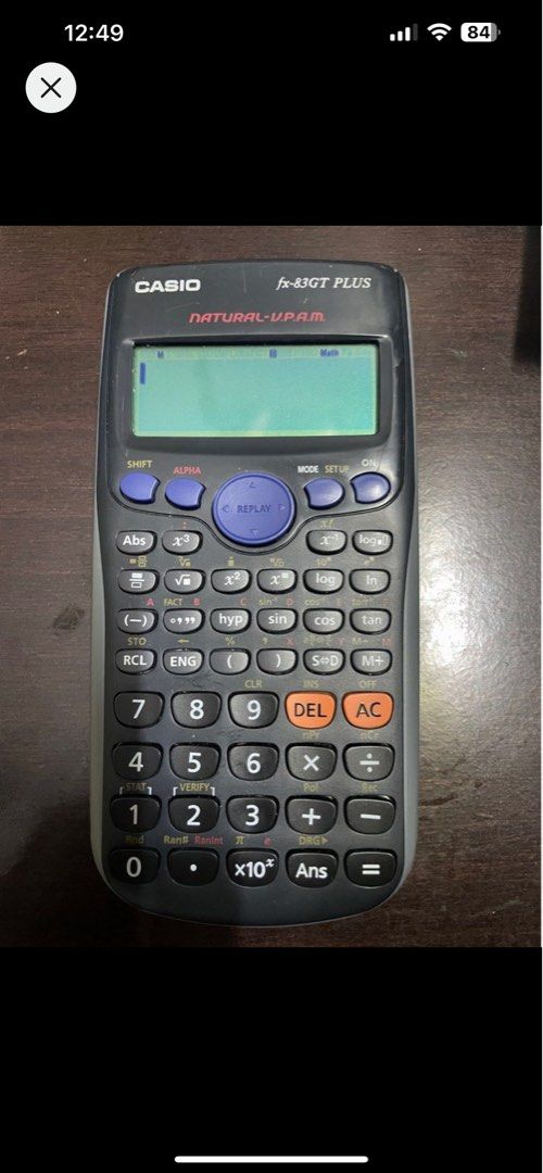 Casio Scientific Calculator fx 83GT PLUS With no cover Hobbies