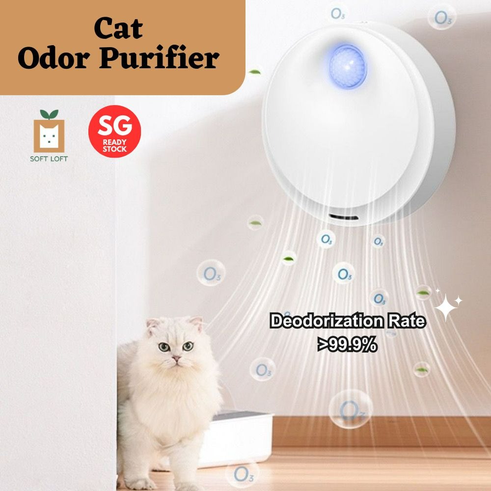 Cat Odor Purifier Automatic Cat Litter Box Deodorizer For Pet Toilet