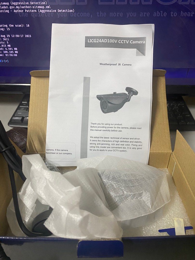 CCTV CAMERA (Category: Security Systems & CCTV Cameras) located in Ampang. Submitted by eversite (Listing ID 1251829626, Image 3). Description: CAMERA ONLY BRAND MSMART .