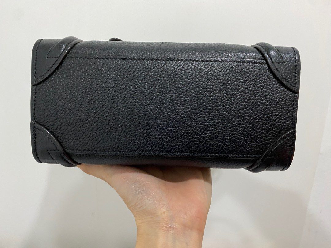 Celine outlet drummed leather