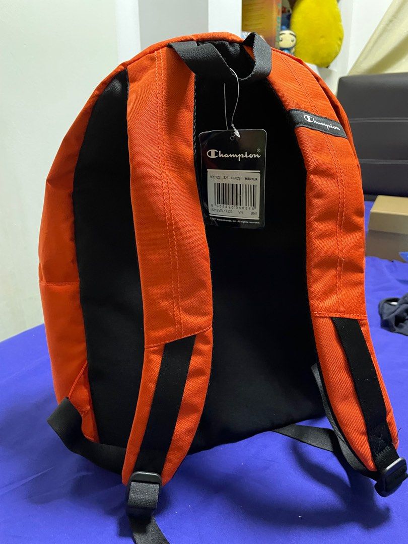 Orange deals champion backpack