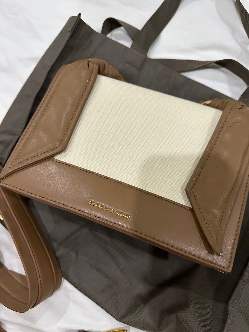 Charles and keith on sale knotted strap handbag
