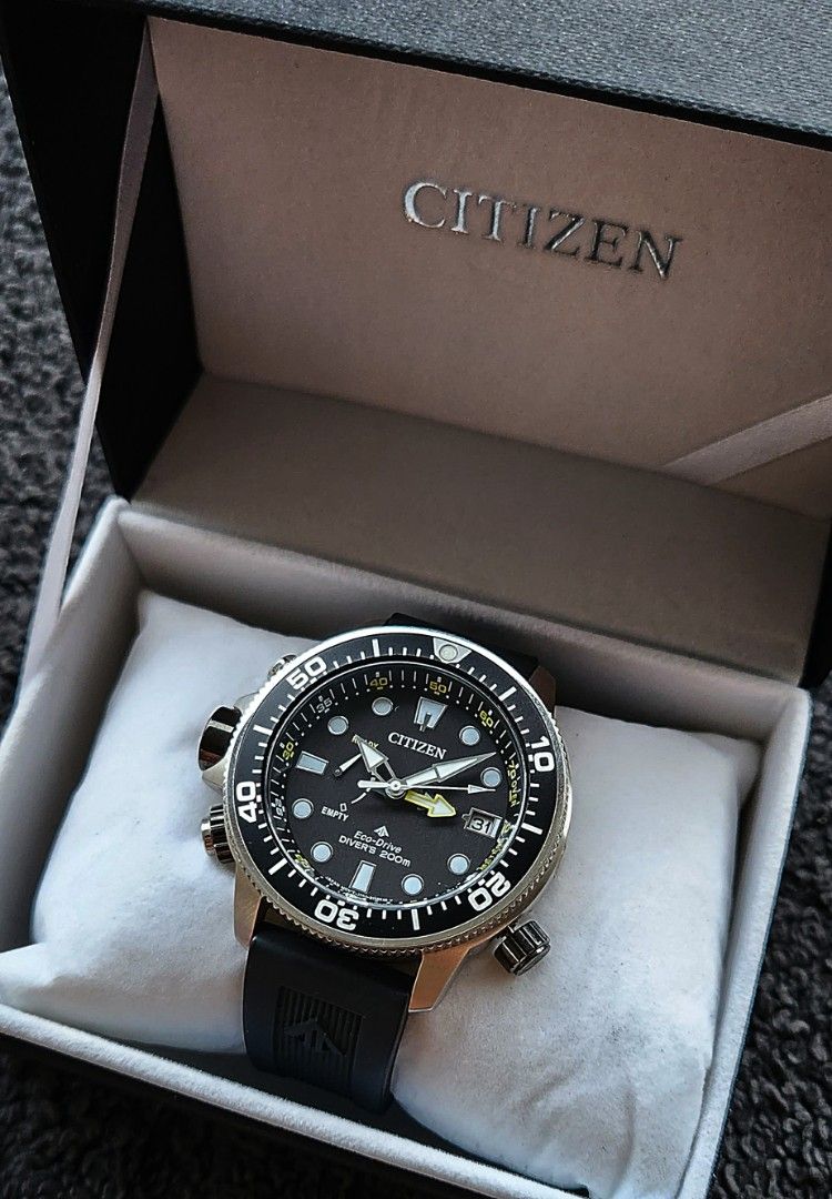 Cheapest Citizen Promaster Aqualand Black Solar Quartz Divers Watch