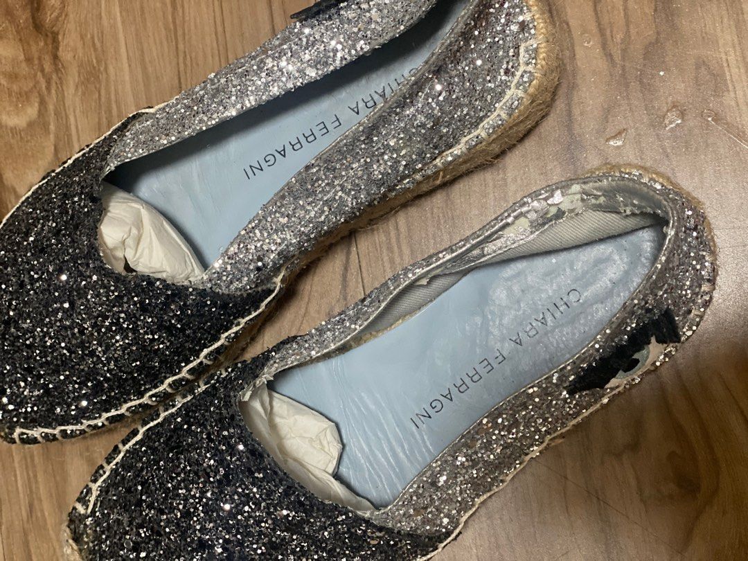 Chiara Ferragni Espadrilles Size 36 (Category: Sandals) located in Manila. Submitted by adeth8 (Listing ID 1251746793, Image 3). Description: Used a few times No box or dustbag RFS: Big on me, this is size 36 but fits like 37 NO LOWBALLERS!! THIS COSTS MORE THAN 10K pesos!!.