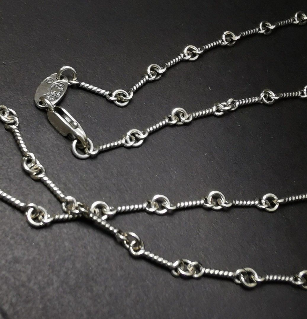 Chrome hearts 925 silver chain Bracelet 55cm