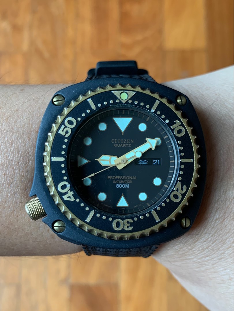 OH済み こたえる CITIZEN PROFESSIONAL DIVER 800M