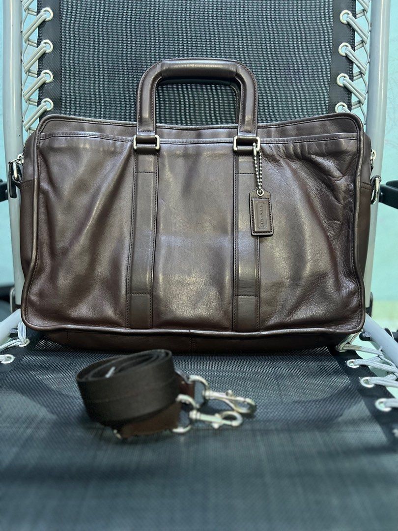 Coach Crossgrain Leather Laptop Bag (Heather Grey Multi): Buy Online at  Best Price in UAE - Amazon.ae