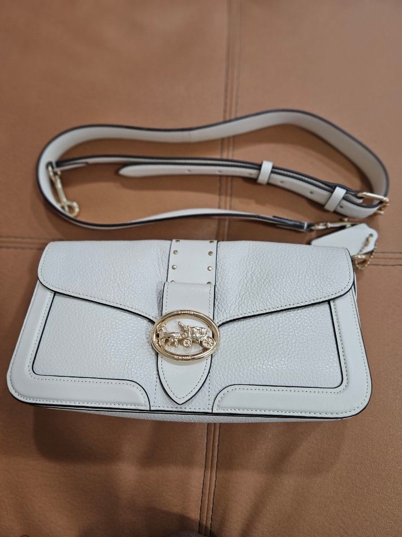 White studded hotsell crossbody bag