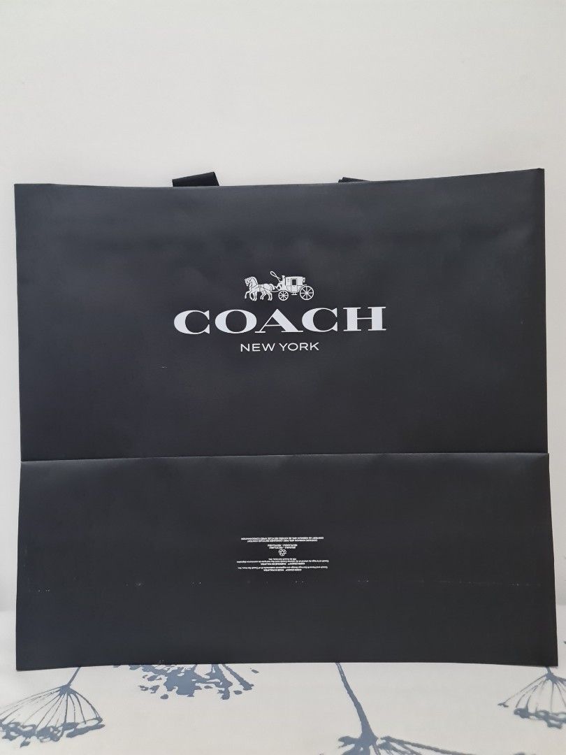 Coach paper bag 2019 store