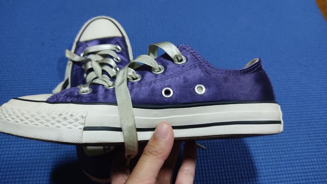 Purple converse size 5 new arrivals