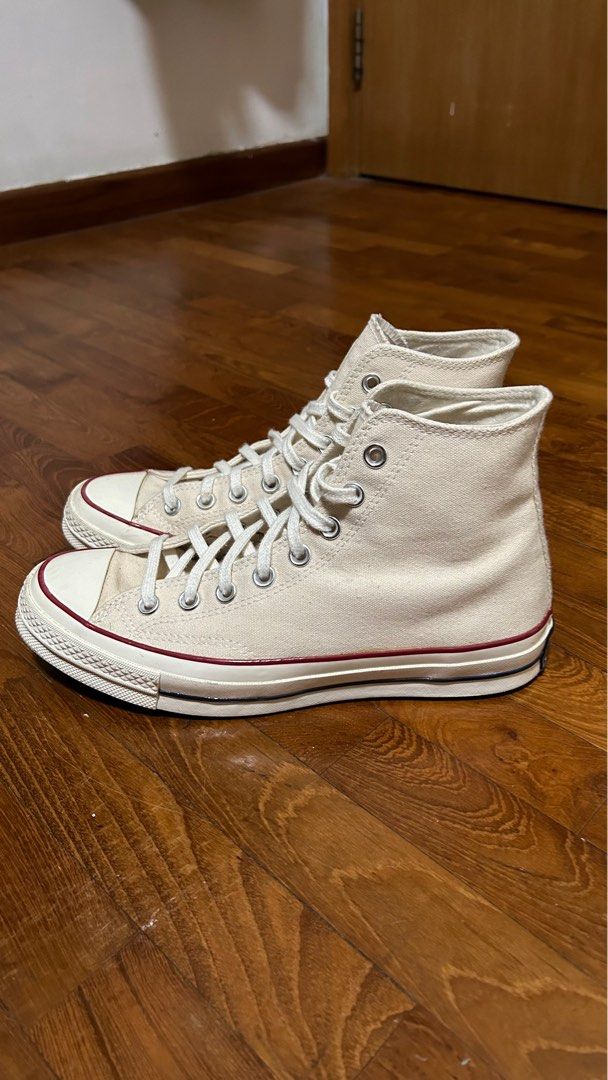 Converse Chuck Taylor Cream Men s Fashion Footwear Sneakers on Carousell