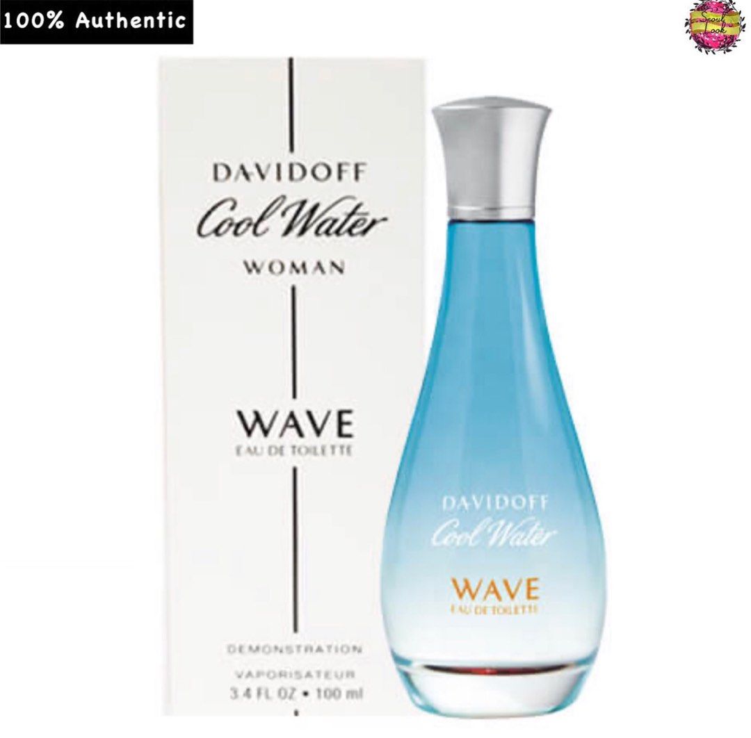 Davidoff Cool Water Wave Woman EDT 100ml Tester with Cap Beauty