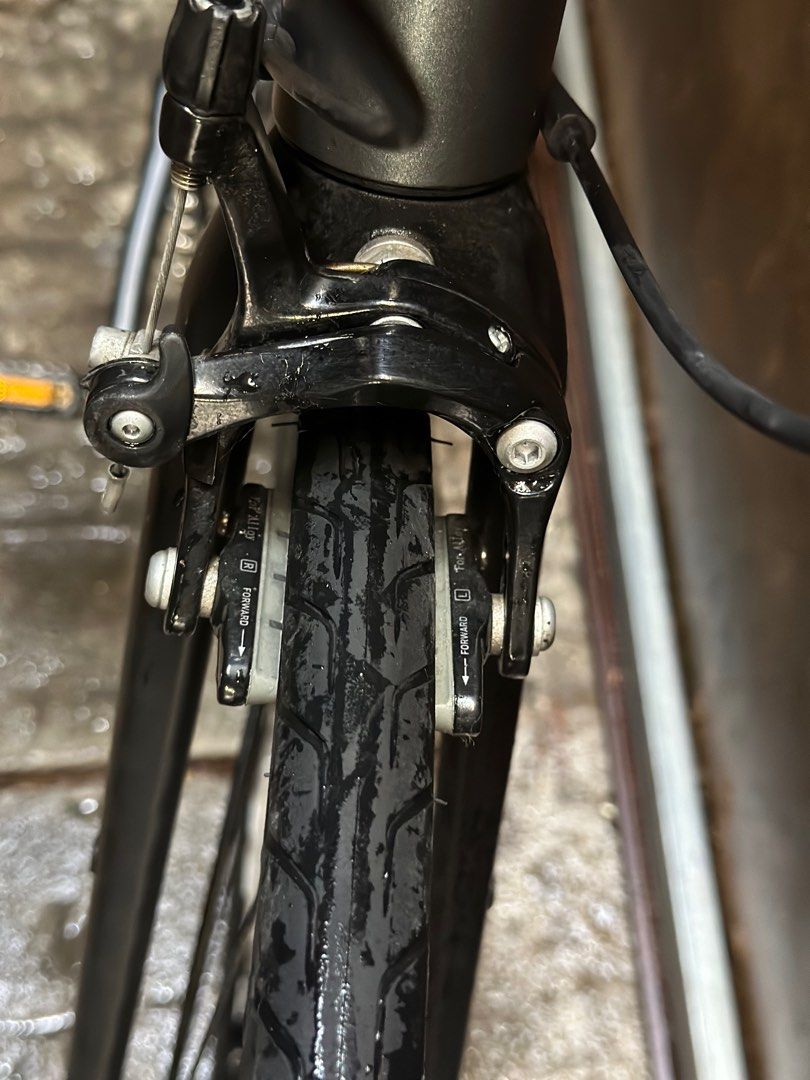 triban rc120 tyre clearance