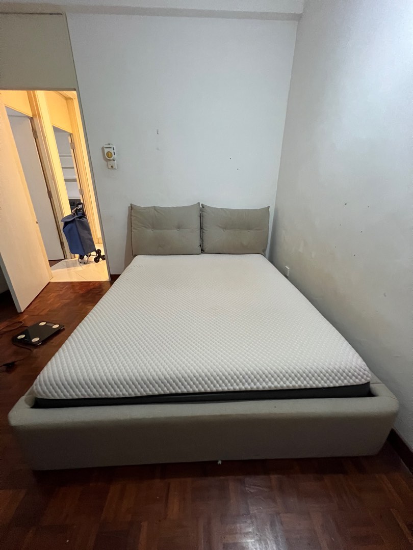 Designer queen bed, Furniture & Home Living, Furniture, Bed Frames