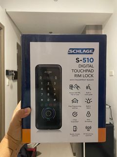 Digital Door Lock - Schlage S510 Touchpad Rim Lock