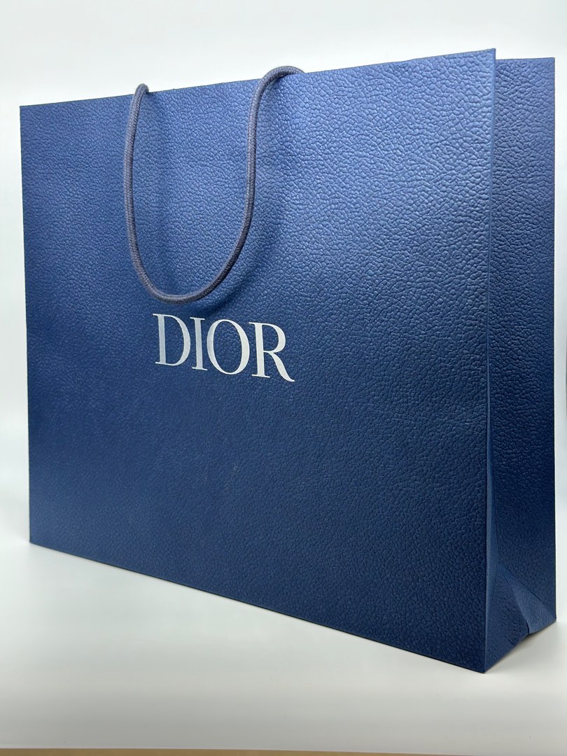 Dior Big Gift Paper Bag (Blue) 迪奥大碼禮袋紙袋(藍色) 42cm x 9.5cm