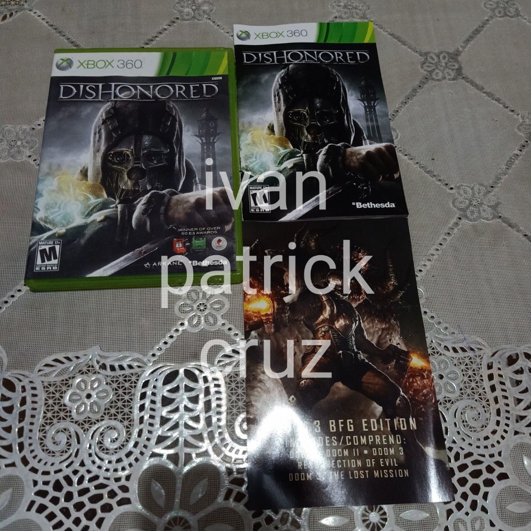 Dishonored xbox 360 (Category: Xbox) located in Manila. Submitted by cruzivanpatrick (Listing ID 1251711982, Image 1). Description: Xbox 360 game Tested and working Check region compatibility po sa ntsc j ntsc at pal https://www.play-asia.com/info/xbox360_compatibility_guide Meet up pick up tbac court torres bugallon abad santos or abono rider service kahit kayo po mag book pag shipping mauna kayo mag padala check my feedback here for safety deal