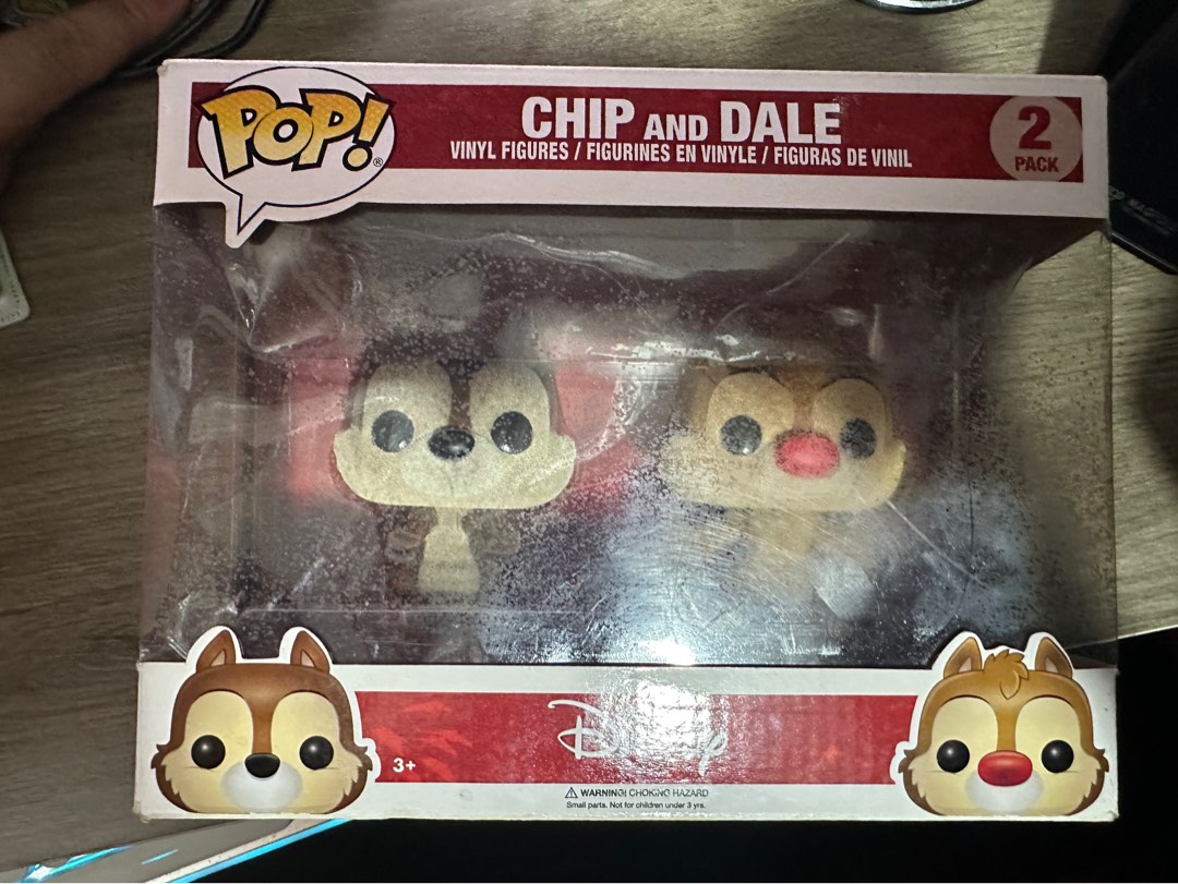 Disney Funko POP! Chip and Dale SDCC2017 Exclusive 絕版, 興趣及遊戲, 玩具 & 遊戲
