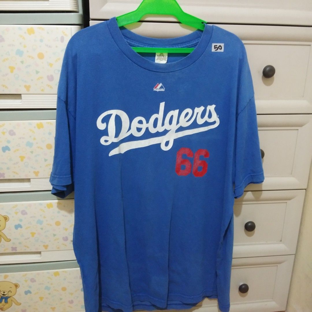 Majestic Dodgers T-shirt, Men's Fashion, Tops & Sets, Tshirts & Polo Shirts  on Carousell