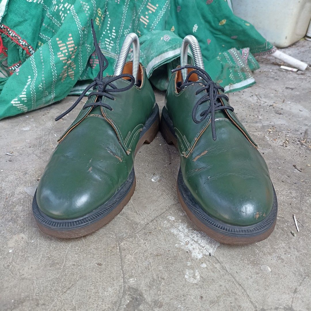 Martens 1461 green hole size uk 39 eur made in England