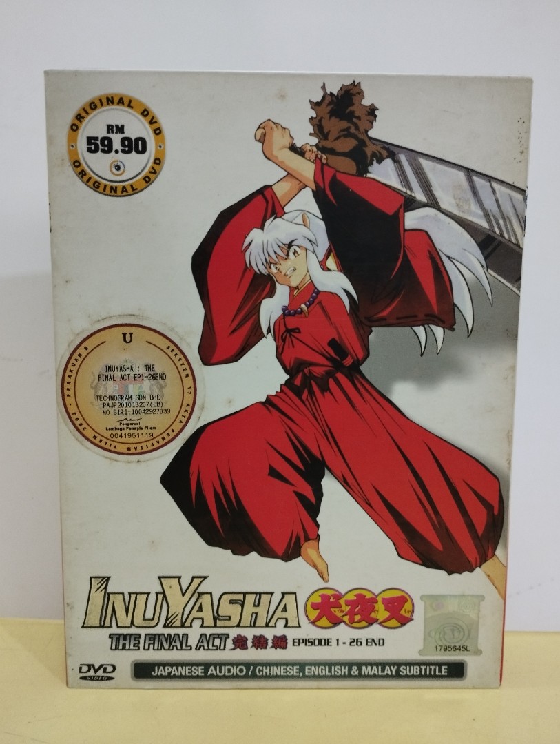 InuYasha Kanketsu-hen The Final Act (Vol 1-26) &4 Movies [English Dubbed]  on DVD