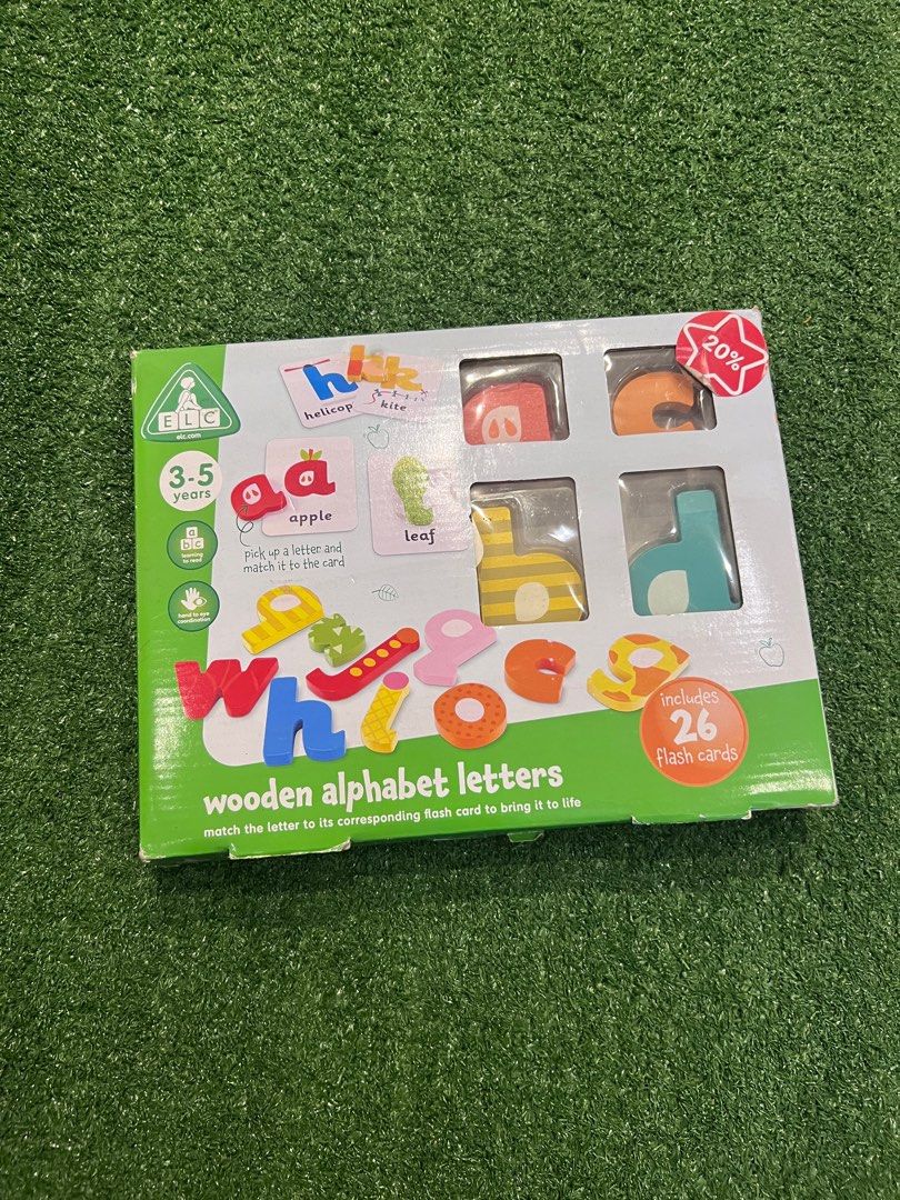 ELC Wooden Alphabet Letter on Carousell