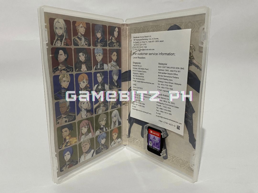 Fire Emblem Three Houses Nintendo Switch Lite Oled Game (Category: Nintendo) located in Tarlac. Submitted by gamebitzph (Listing ID 1251739642, Image 3). Description: Fire Emblem Three Houses for Nintendo Switch/Lite/Oled Pre-owned/Used The game cartridge has been tested and working location: Tarlac area shipping: J&T or LBC (payment first via gcash or bank account. buyer will shoulder the shipping fee) COD is also available Message us for any in