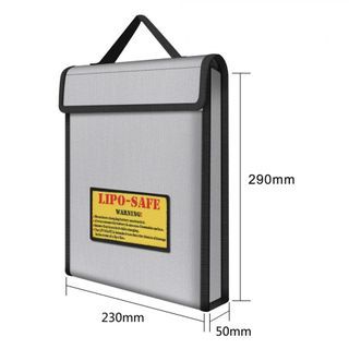 Fireproof Safety Storage Carry Bag, 29x23x5cm. Code: LG-29-23-5