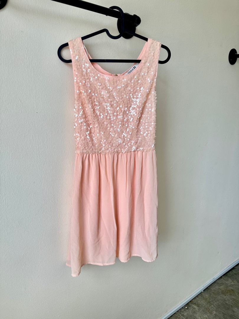 Pink sequin top dress forever 21