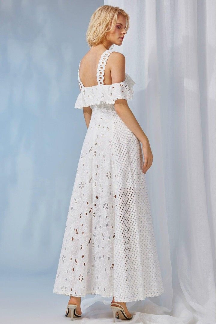 Foxiedox white lace dress 2025
