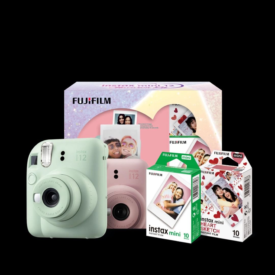 Fujifilm Camera Value pack Insta Mini 12 Macaroon kit, Instax Mini 40 Retro  kit, Instax SQ 1 Classic Kit, Photography, Cameras on Carousell