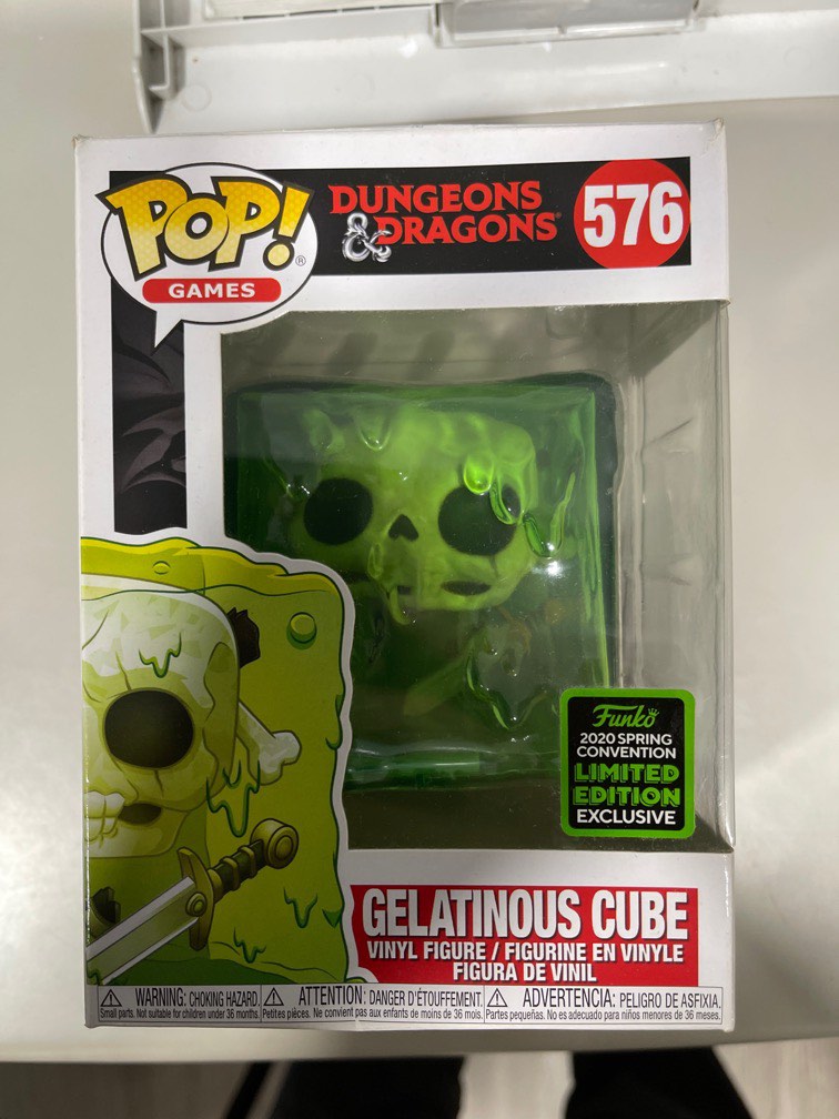 Funko Pop ECCC Gelatinous Cube, Hobbies & Toys, Toys & Games on Carousell