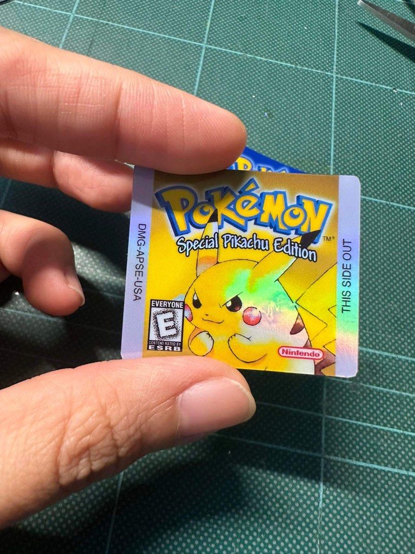 Gba GB gameboy labels stickers on Carousell