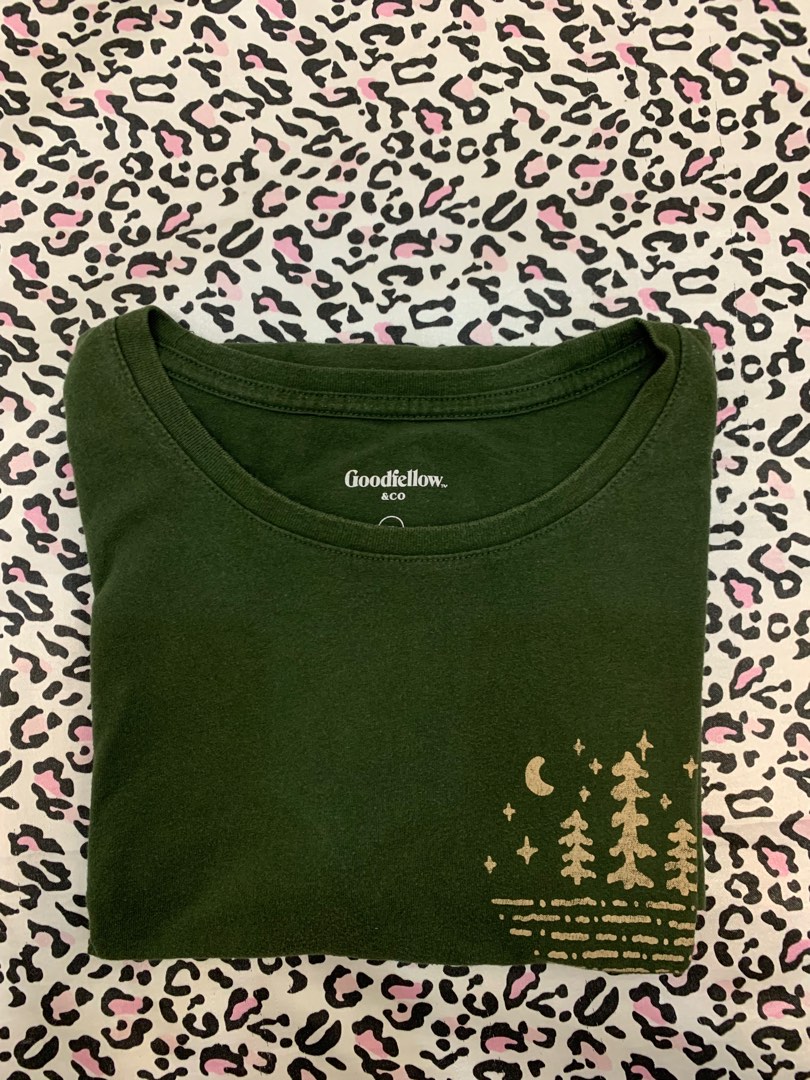 Goodfellow Great Pacific Northwest T-Shirt S Green