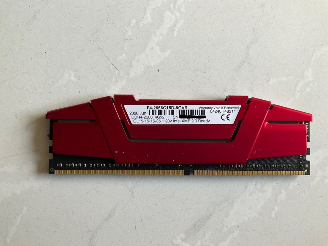 G.SKILL Ripjaws V 8GB 2x4GB DDR4 2666 CL15