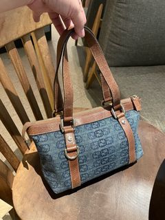 Gucci Abbey Denim Small Tote
