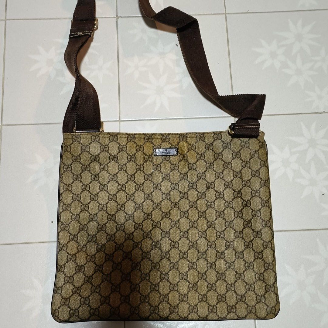 Supreme LV Sling Bag, Luxury, Bags & Wallets on Carousell
