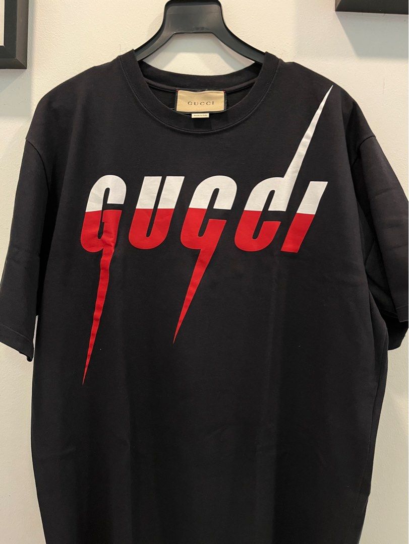 Gucci blade tshirt Men s Fashion Tops Sets Tshirts Polo Shirts on Carousell