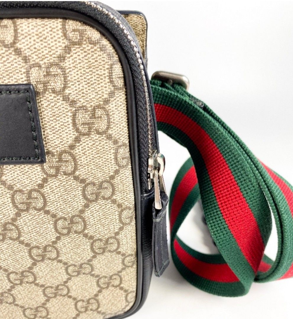 Gucci GG Supreme Double Web Belt Bag — LSC INC