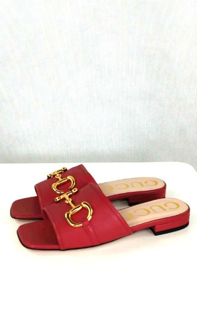 Horsebit leather sandals - Gucci | MyPrivateDressing