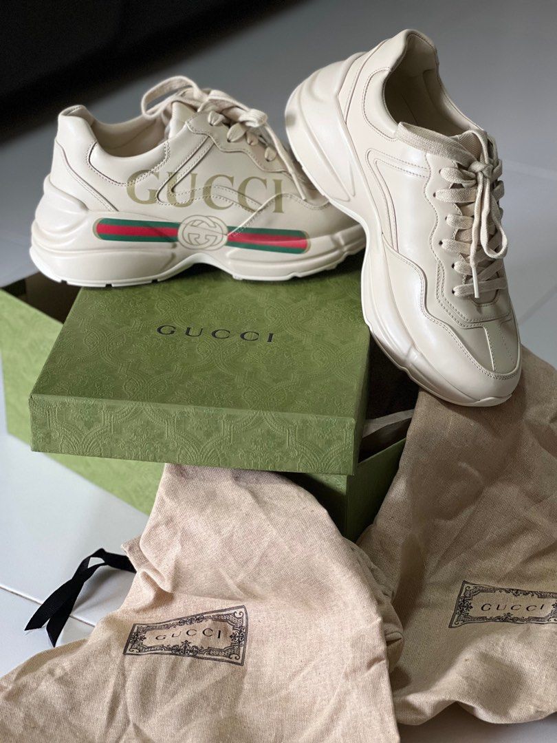 Rhyton leather sneaker deals