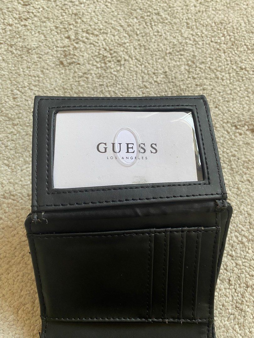 GUESS Blakely Zip Around Black Wristlet Wallet