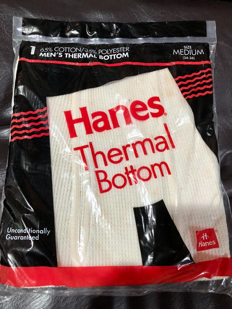 Hanes men's thermal on sale underwear