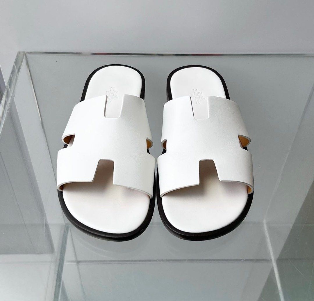 Hermes Izmir Sandal White