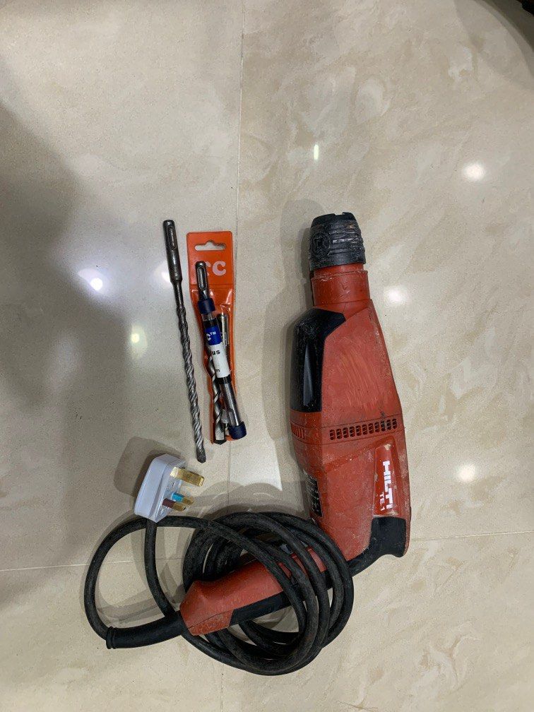 Hilti TE1 Rotary hammer drill, Furniture  Home Living, Home Improvement   Organisation, Home Improvement Tools  Accessories on Carousell